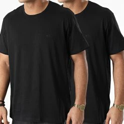 Coupon 💯 Lot De 2 Tee 👕 Shirts 50325390 Noir de BOSS 💯