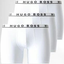 Acheter 🛒 Lot De 3 Boxers 50325404 Blanc de BOSS 🌟