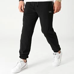 De gros ❤️ Pantalon Jogging Mix And Match 50379005 Noir de BOSS ✨