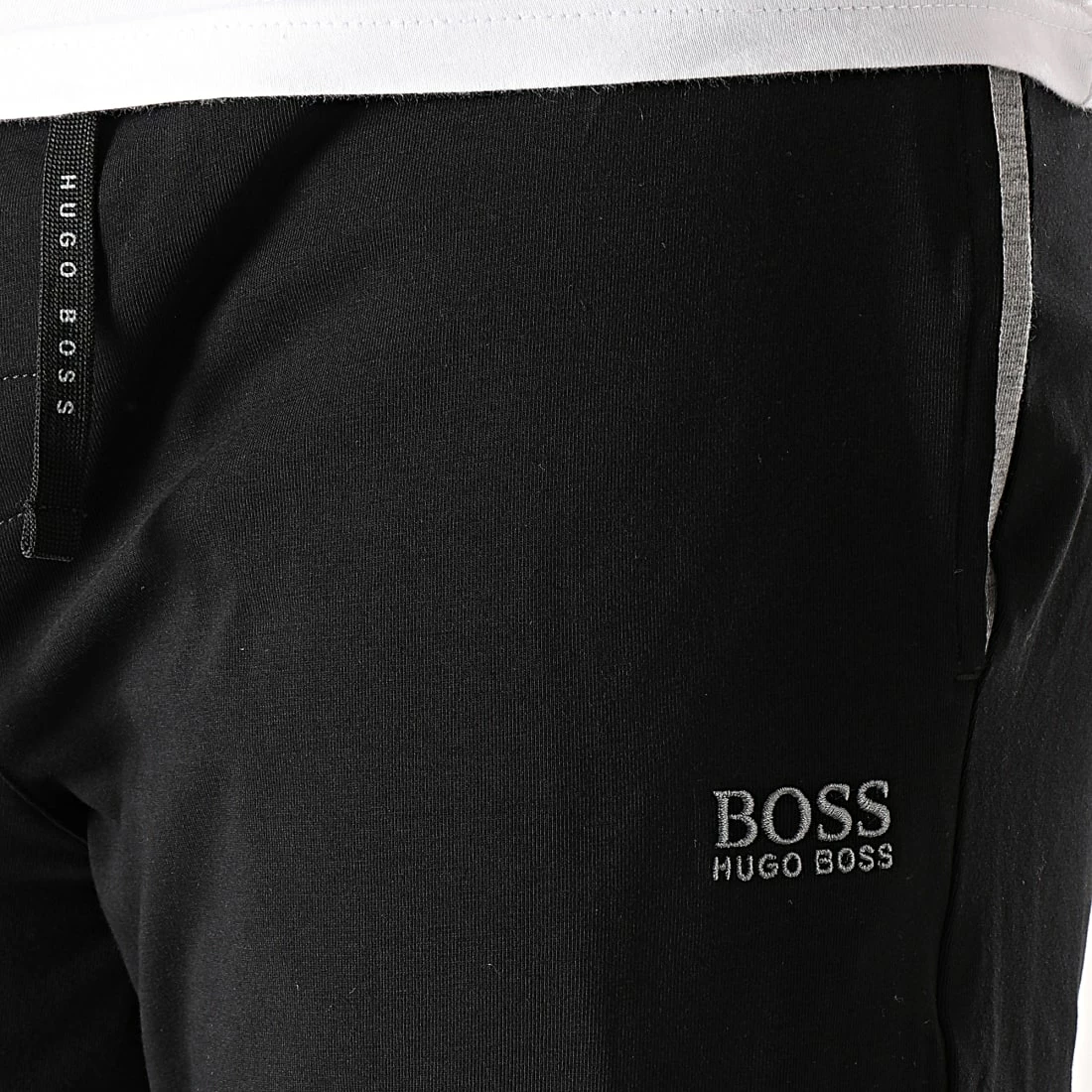De gros ❤️ Pantalon Jogging Mix And Match 50379005 Noir de BOSS ✨ – Image 2