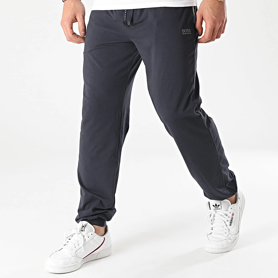 Le moins cher đŻ Pantalon Jogging 50379005 Bleu Marine de BOSS â