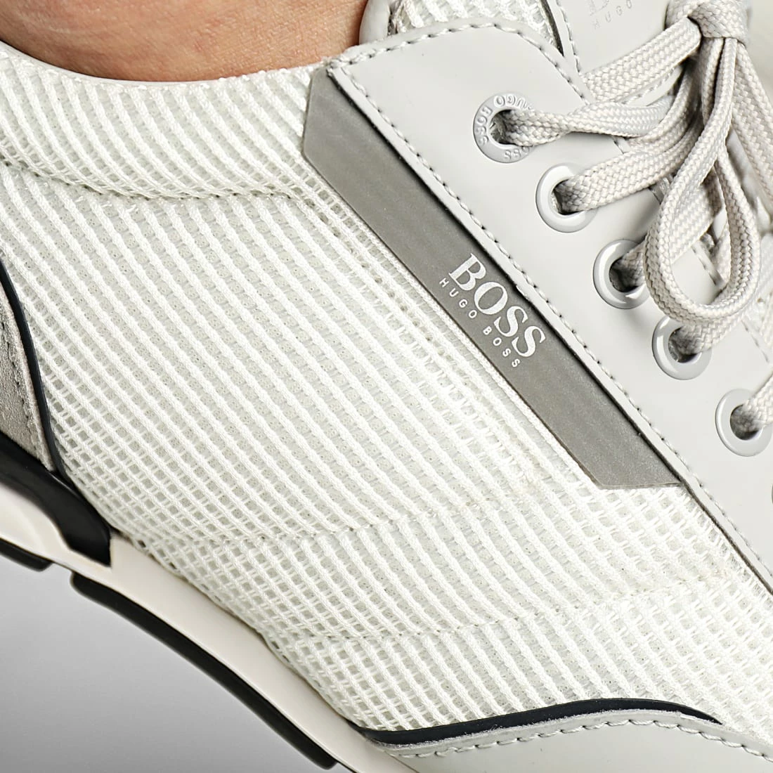 Meilleure affaire ⭐ Baskets Saturn Low Mesh 50455313 Open White de BOSS 😉 – Image 2