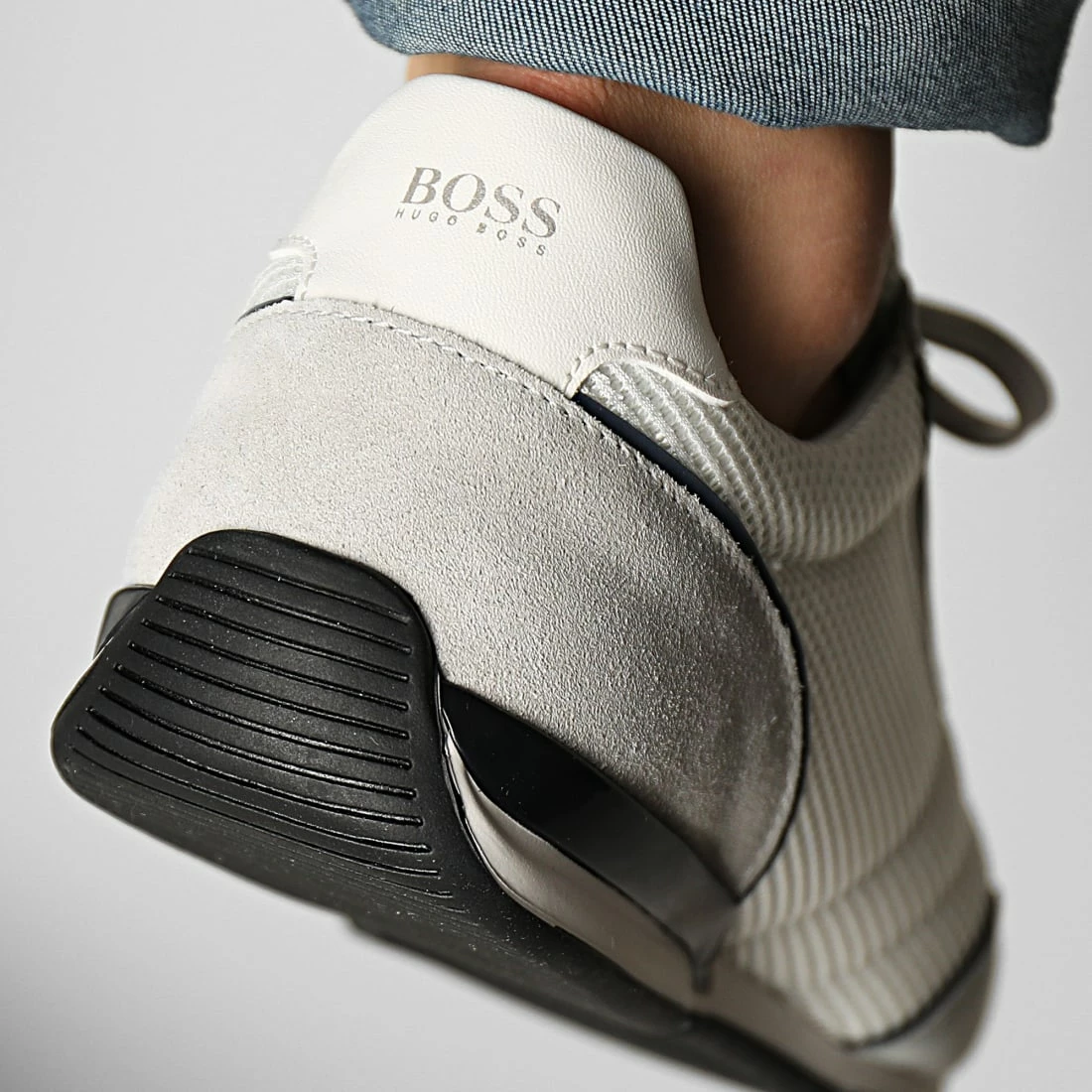 Meilleure affaire ⭐ Baskets Saturn Low Mesh 50455313 Open White de BOSS 😉 – Image 4