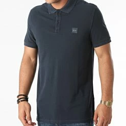 Tout neuf 💯 Polo Manches Courtes Prime 1 50462812 Bleu Marine de BOSS ✔️