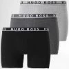 Remise 🤩 Lot De 3 Boxers 50325404 Noir Gris Chiné de BOSS 🎁