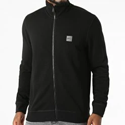 Sortie 👏 Veste Zippée 50462803 Noir de BOSS 😍