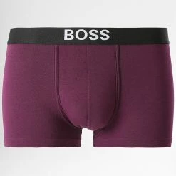 Grosses soldes 🎁 Boxer 50458017 Lie-de-vin de BOSS 🧨