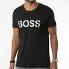 Le moins cher 😀 Tee 👕 Shirt RN Special 50442391 Noir Argenté de BOSS ⭐