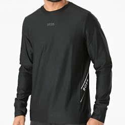 Meilleure affaire 💯 Sweat Crewneck 50463007 Noir de BOSS 😉