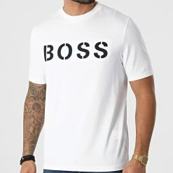 Budget 🔔 Tee 👕 Shirt Tetry 50465250 Blanc de BOSS 🔥