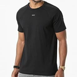 Le moins cher 🎁 Tee 👚 Shirt Tape 50462846 Noir de BOSS 🎉