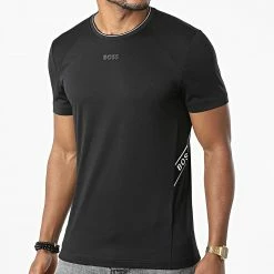 Sortie ⌛ Tee 👕 Shirt Gym 50463003 Noir de BOSS 🔥