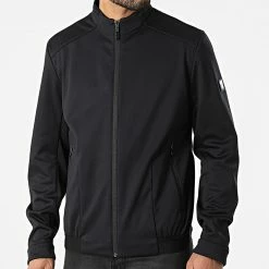 Nouveau 🤩 Veste Zippée J Goro 50461233 Noir de BOSS 👏