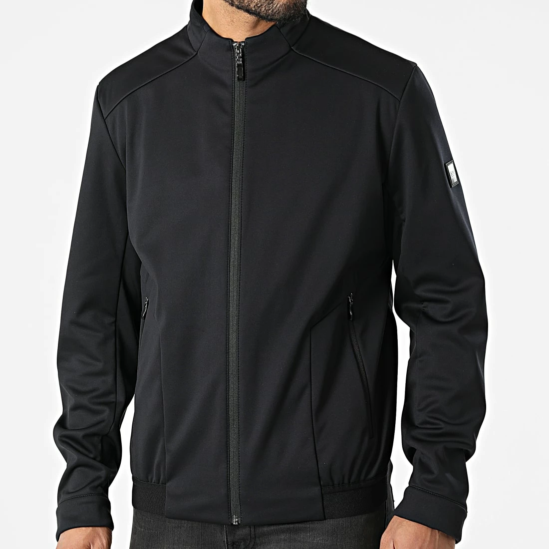 Nouveau 🤩 Veste Zippée J Goro 50461233 Noir de BOSS 👏