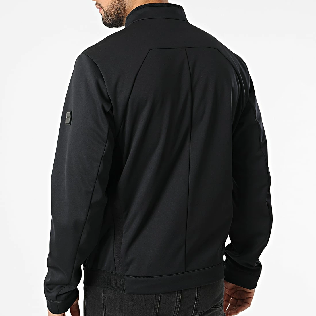 Nouveau 🤩 Veste Zippée J Goro 50461233 Noir de BOSS 👏 – Image 4