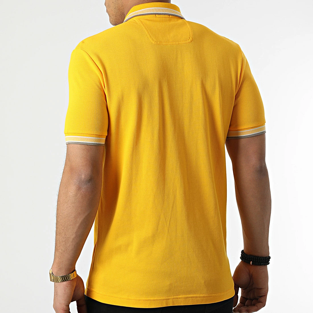 Remise 👍 Polo Manches Courtes Paddy 50398302 Jaune de BOSS ❤️ – Image 4