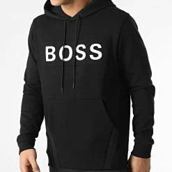 Nouveau 🥰 Sweat Capuche Soody 1 50461617 Noir de BOSS 💯