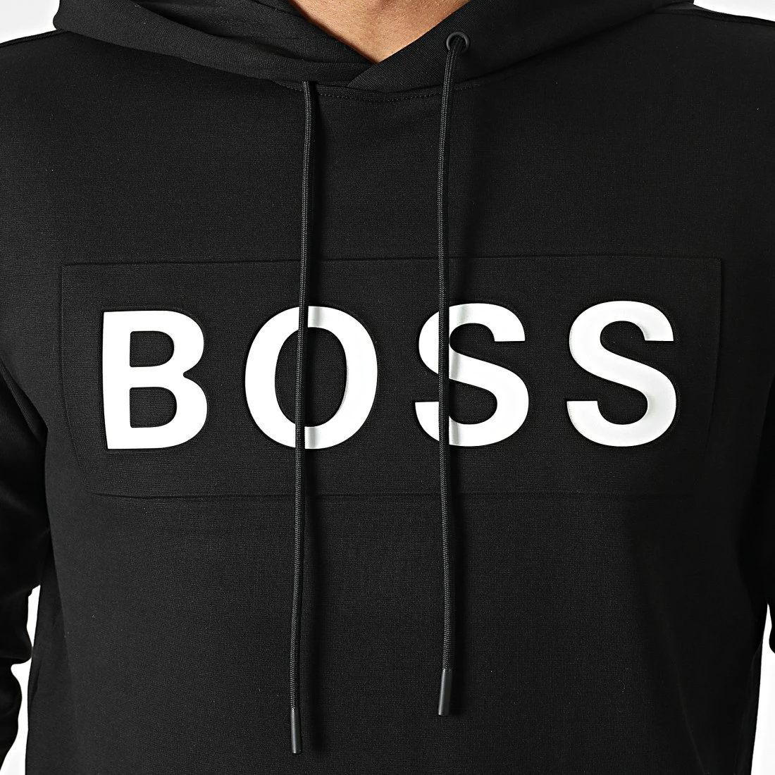 Nouveau 🥰 Sweat Capuche Soody 1 50461617 Noir de BOSS 💯 – Image 2