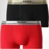Promo 💯 Lot De 2 Boxers 50463065 Noir Rouge de BOSS 👍