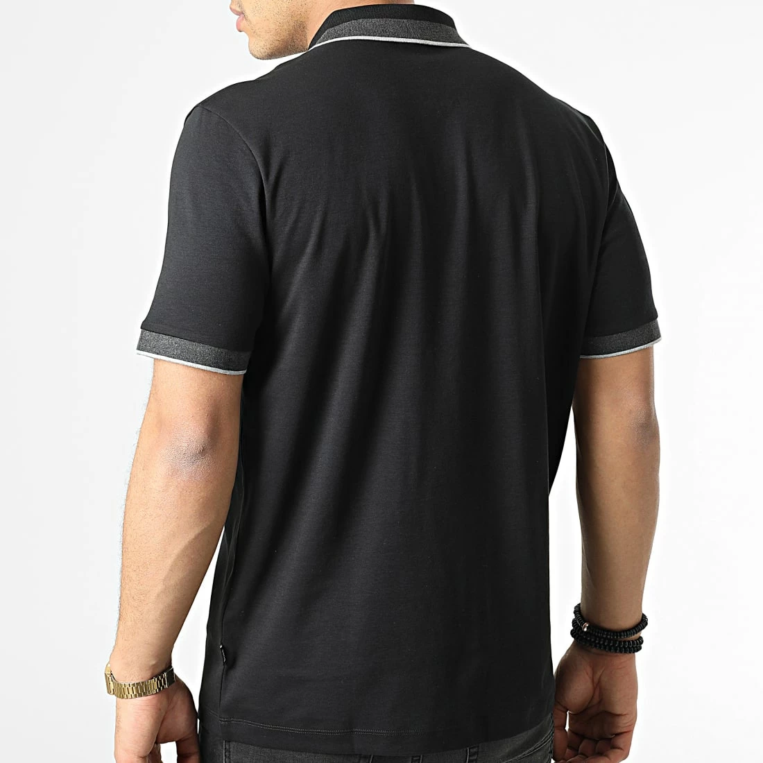 Meilleur prix 😀 Polo Manches Courtes 50462525 Noir de BOSS 👍 – Image 4