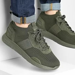 Meilleure affaire 😀 Baskets Titanium Runner 50452034 Dark Green de BOSS ✨