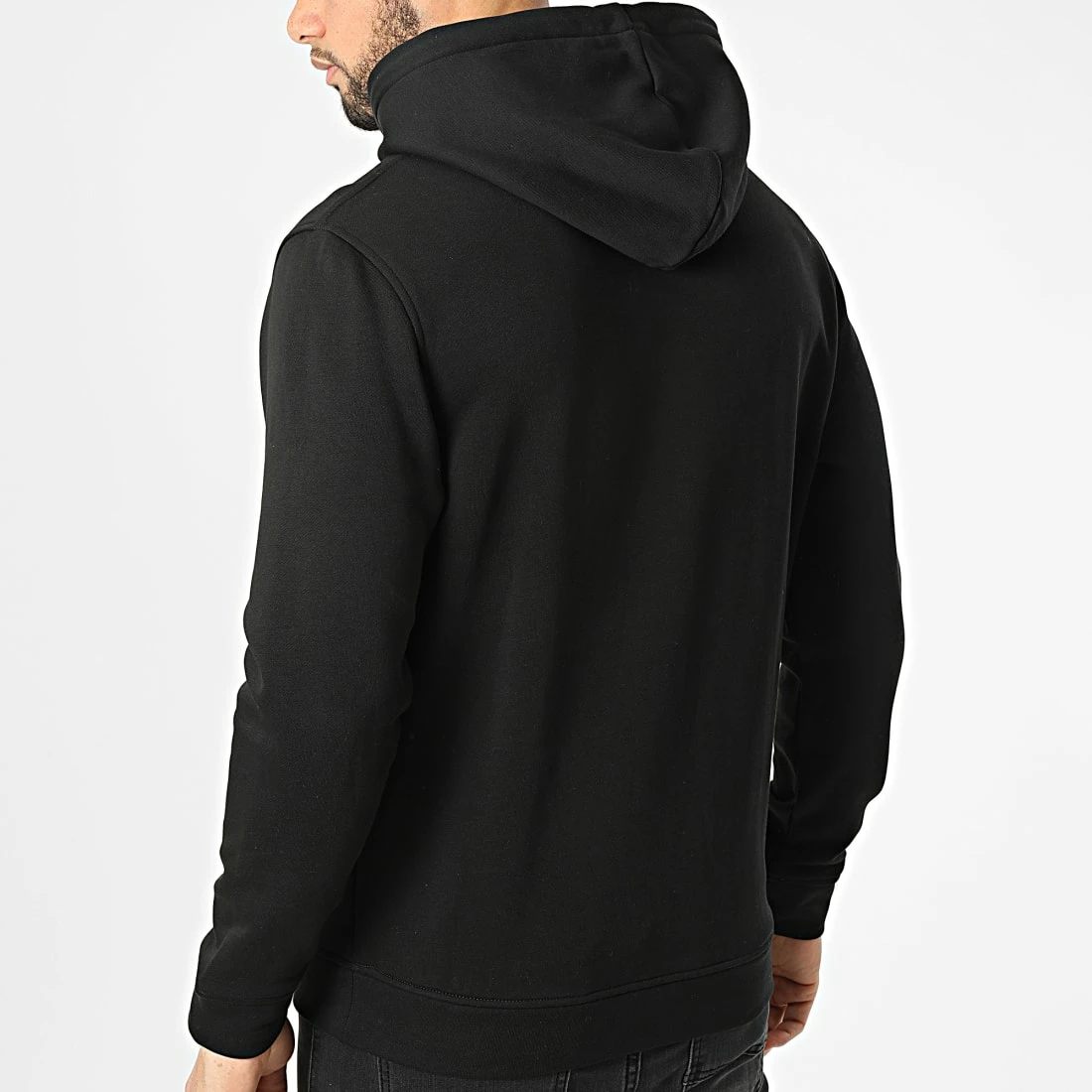 Bon marché 🤩 Sweat Capuche Wetry 50462542 Noir Dégradé de BOSS 👏 – Image 4