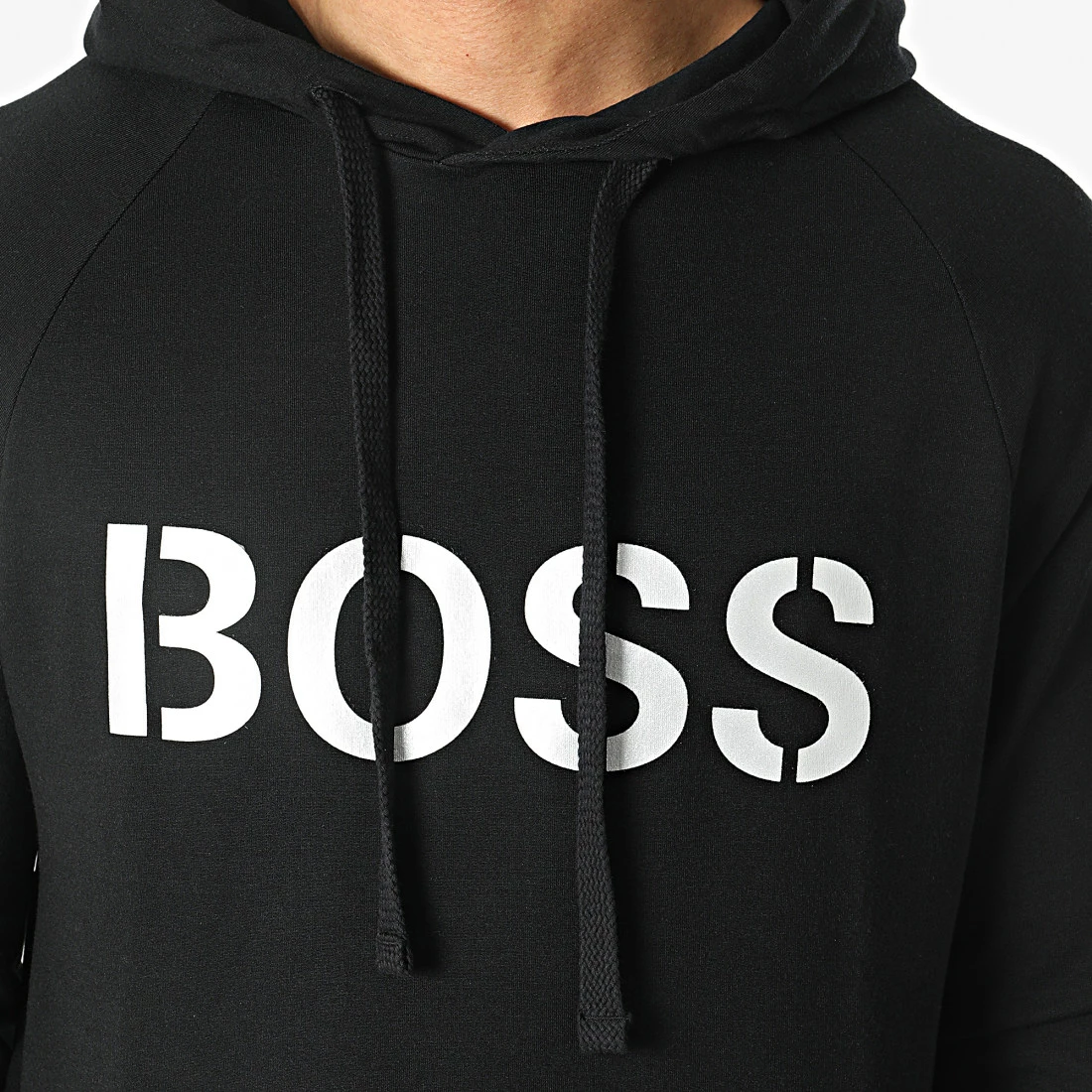 Nouveau 💯 Sweat Capuche 50465044 Noir de BOSS 💯 – Image 2