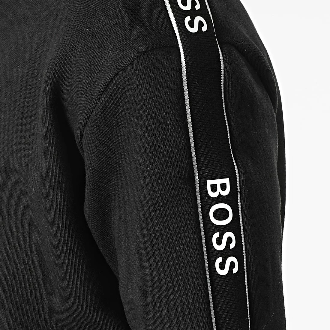 Les meilleures critiques de 👍 Sweat Zippé Capuche A Bandes 50462390 Noir de BOSS 😍 – Image 2