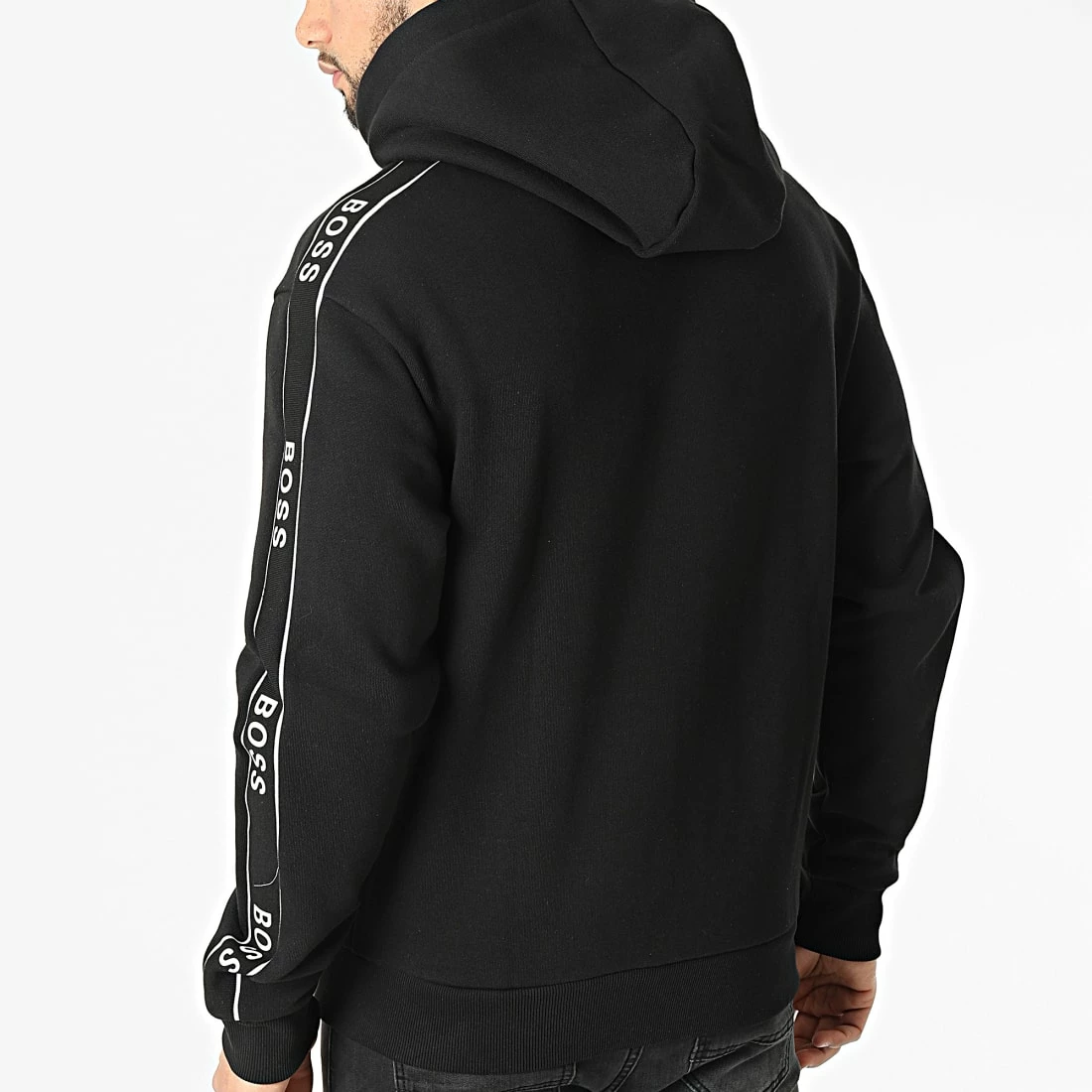 Les meilleures critiques de 👍 Sweat Zippé Capuche A Bandes 50462390 Noir de BOSS 😍 – Image 4