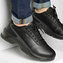 Top 10 🛒 Baskets Netroit Runner 50465483 Black de BOSS 😍