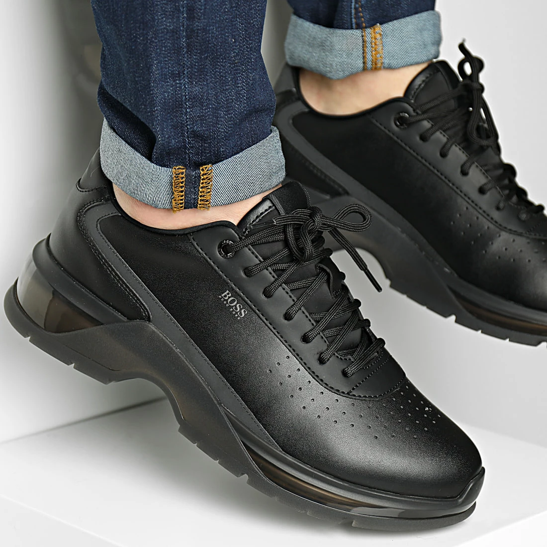 Top 10 🛒 Baskets Netroit Runner 50465483 Black de BOSS 😍