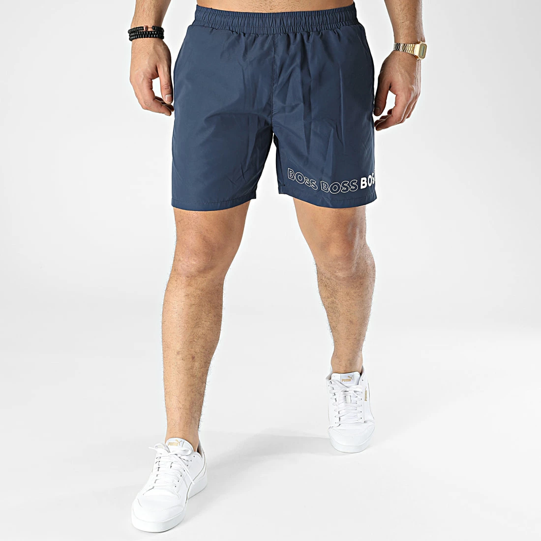 Le moins cher 🧨 Short De Bain 50469590 Bleu Marine de BOSS ⌛ – Image 3