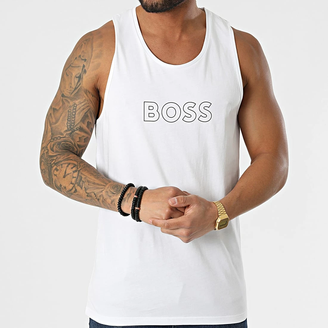 Top 10 🔔 Débardeur 50469301 Blanc de BOSS 🎁 – Image 3