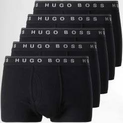Sortie 🎉 Lot De 5 Boxers 50453602 Noir de BOSS ❤️