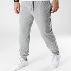 Offres 🛒 Pantalon Jogging 50465569 Gris Chiné de BOSS 😉