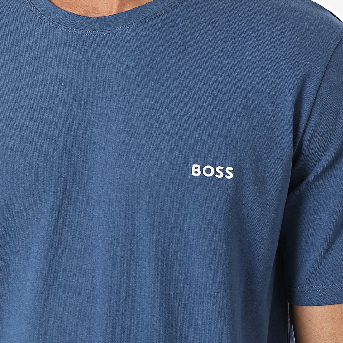 Sortie 🛒 Tee 👚 Shirt Mix And Match 50469605 Bleu Marine de BOSS 🔔 – Image 2