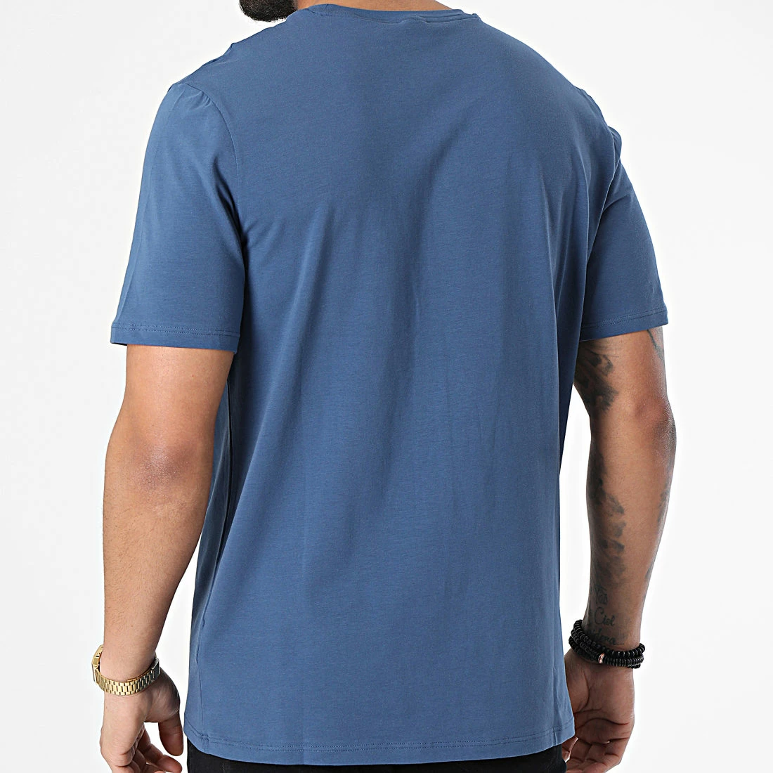 Sortie 🛒 Tee 👚 Shirt Mix And Match 50469605 Bleu Marine de BOSS 🔔 – Image 4