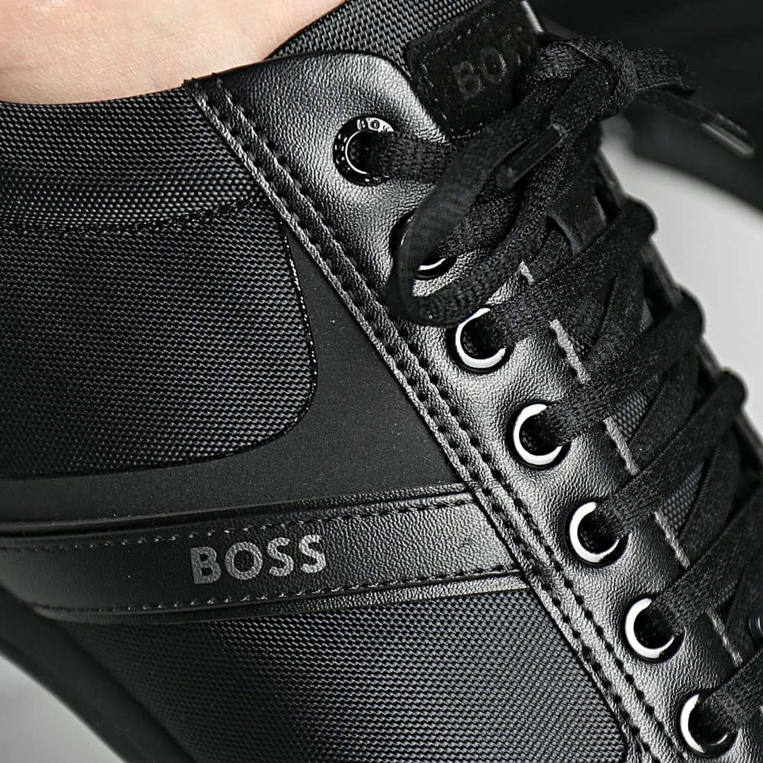 Nouveau ❤️ Baskets Saturn Low Profile 50471235 Black de BOSS 👍 – Image 2