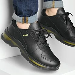 Grosses soldes ✔️ Baskets Netroit Runner 50470868 Black de BOSS ✨