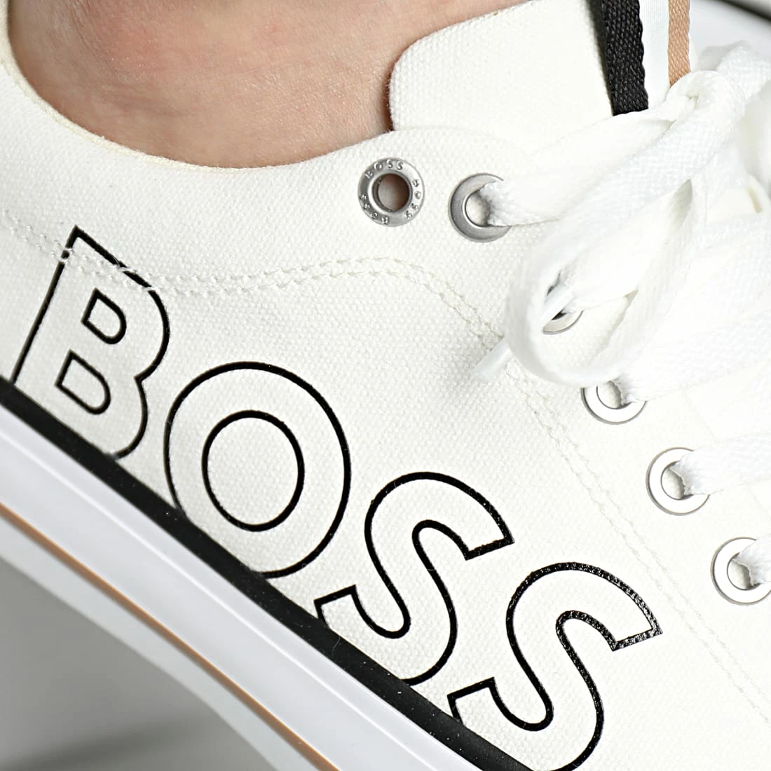 Grosses soldes ⌛ Baskets Aiden Tennis 50470884 White de BOSS 🎉 – Image 2