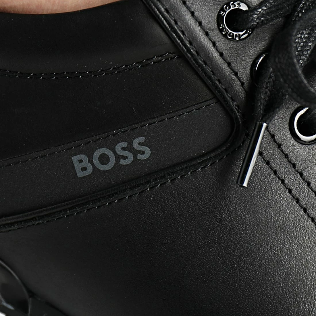 Vente flash 👏 Baskets Saturn Low Profile 50471262 Black de BOSS 👏 – Image 2