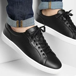 Meilleur prix 🎁 Baskets Ribiera Tennis 50471323 Black de BOSS ⭐