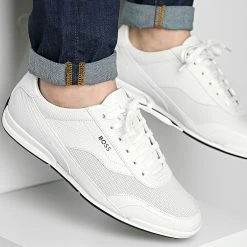 Acheter 🤩 Baskets Saturn Low Profile 50470378 White de BOSS ⭐