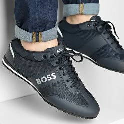 Les meilleures critiques de ⌛ Baskets Rusham Low Profile 50470180 Dark Blue de BOSS 😀