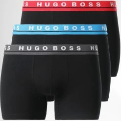 Meilleur prix ✨ Lot De 3 Boxers 50458544 Noir de BOSS 🛒