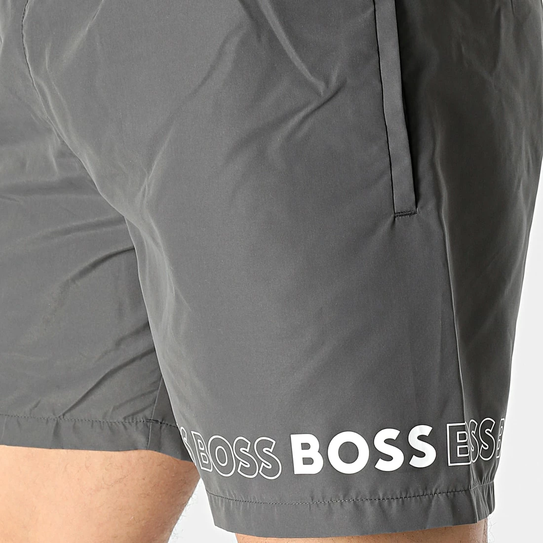 Acheter 🧨 Short De Bain Dolphin 50469300 Gris Anthracite de BOSS 🛒 – Image 2