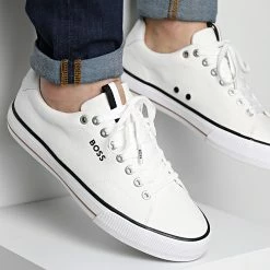 Top 10 🌟 Baskets Aiden Tennis 50470866 White de BOSS 🎁