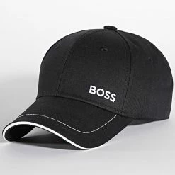 Coupon 👏 Casquette 50468258 Noir de BOSS 🥰
