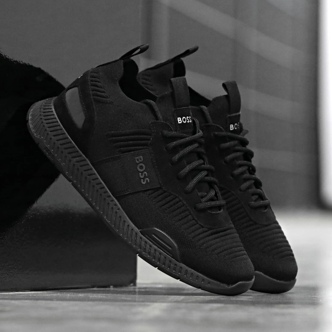 Acheter 💯 Baskets Titanium Runner 50470596 Black de BOSS 💯 – Image 5