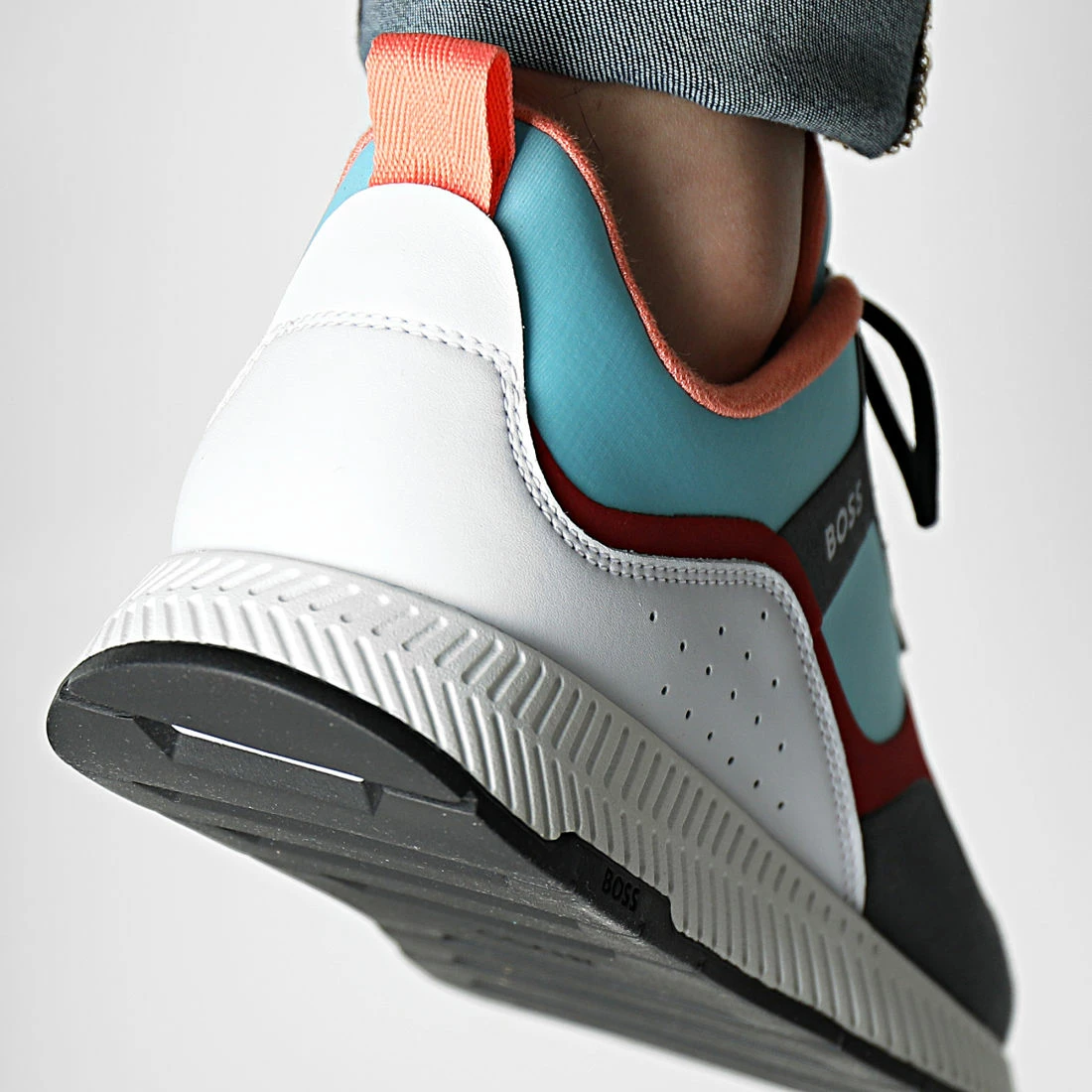 Meilleure affaire ⌛ Baskets Titanium Runner 50470621 Light Pastel Blue de BOSS 👏 – Image 4